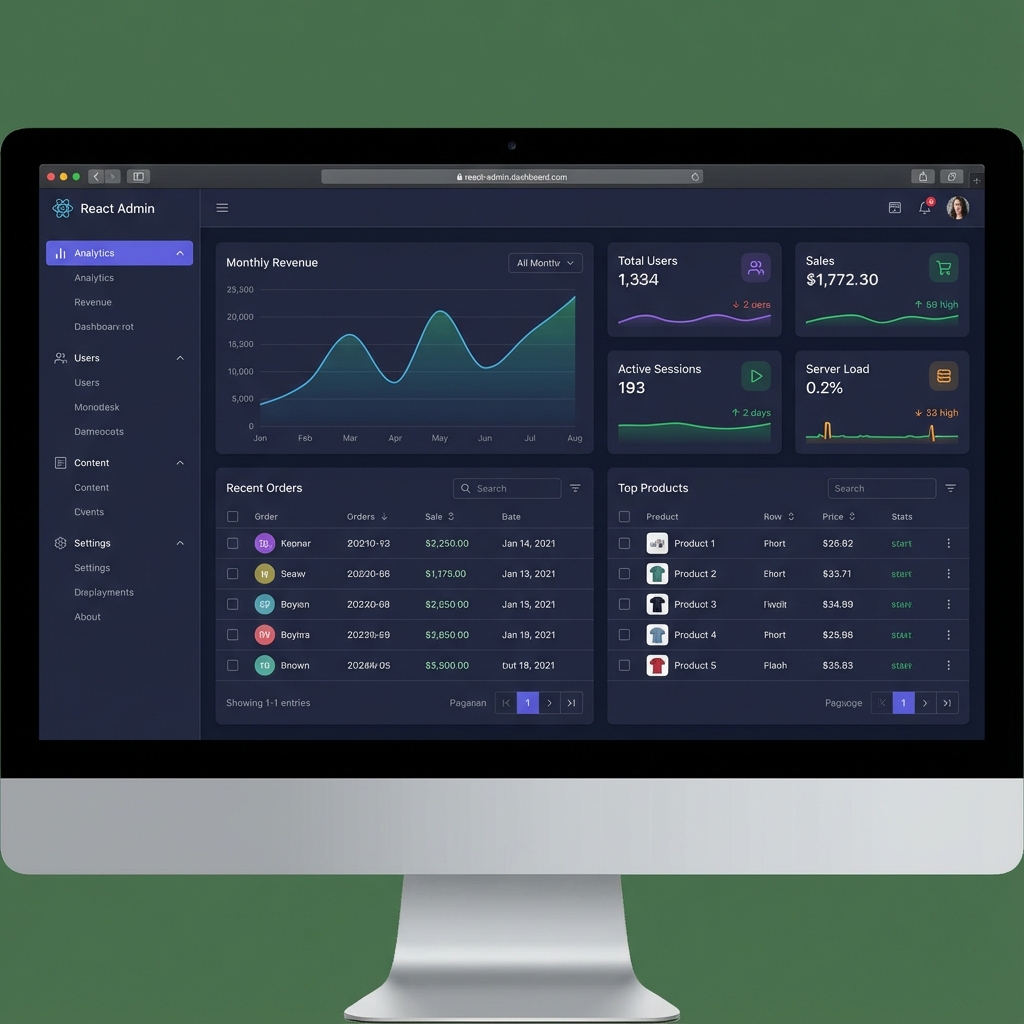 React Admin Dashboard