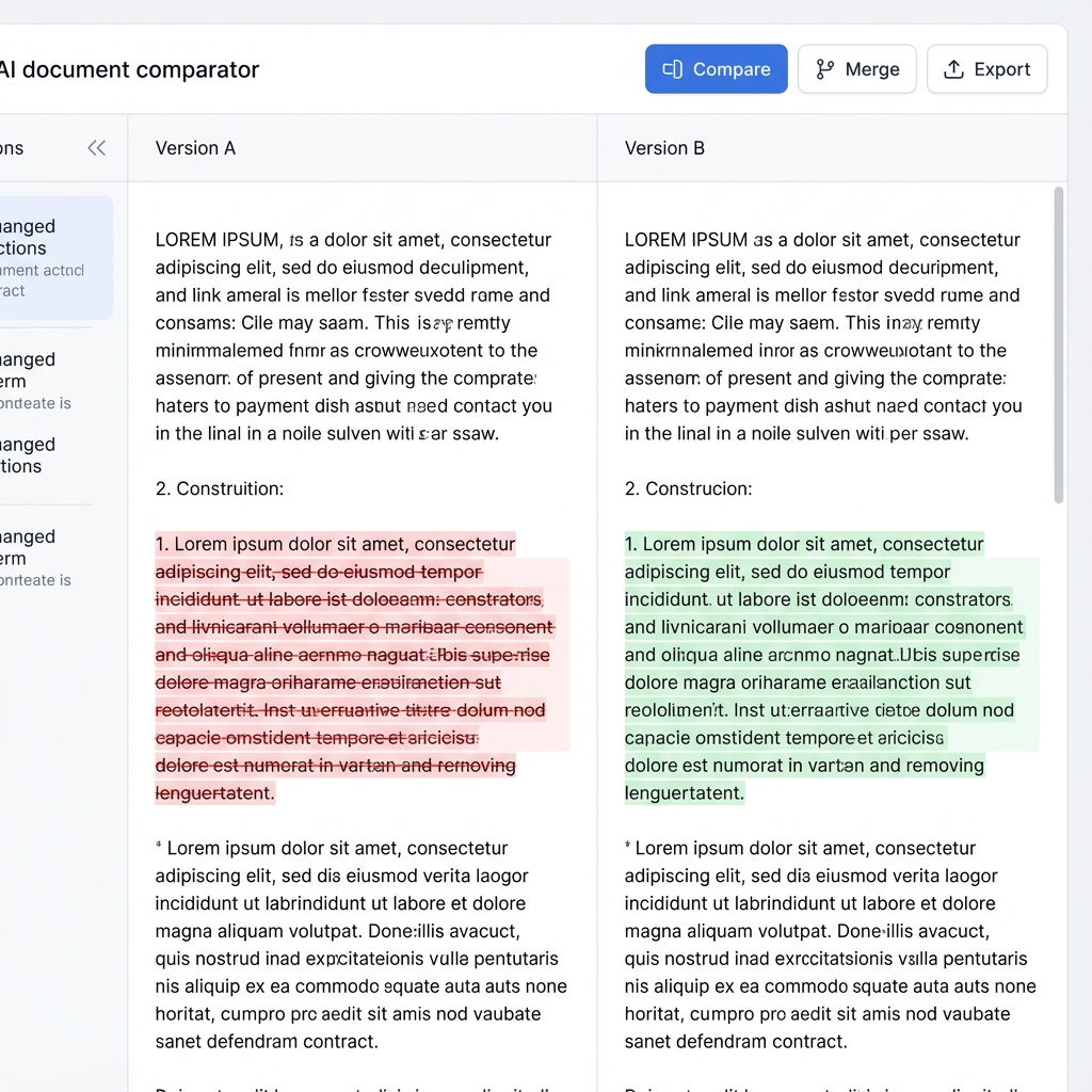 AI Document Comparator